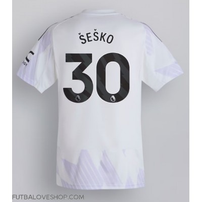 Dres Manchester United Benjamin Sesko #30 Preč 2025-26 Krátky Rukáv Dres Manchester United Benjamin Sesko #30 Preč 2025-26 Krátky Rukáv